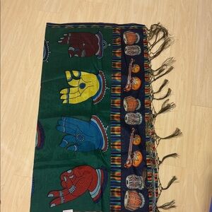 Colorful Handcrafted Scarf with Unique Patterns